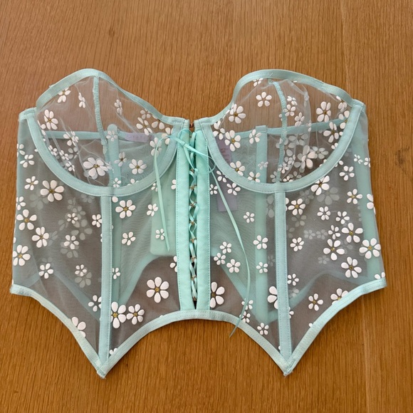 Savage X Fenty Tops - Savage X Fenty Daisy Sheer Corset